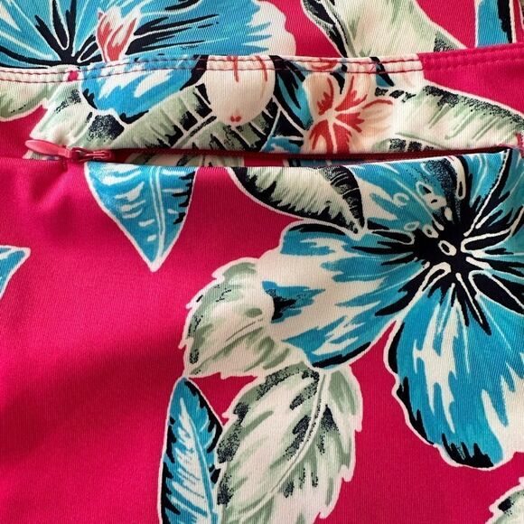 NWT Tommy Bahama Women’s Golf Tennis Floral Print Fuchsia Skirt Size Large UPF50 - Picture 5 of 9